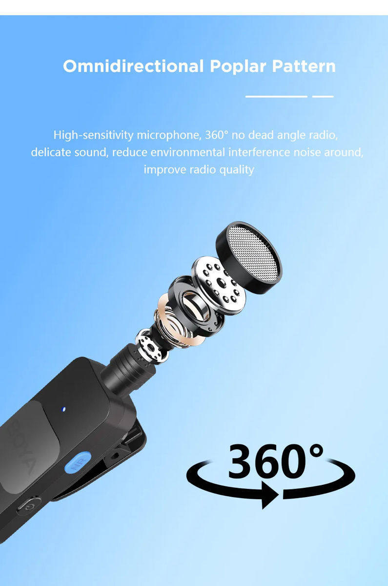 Microfon Boya BY-V20 for iPhone & Android фото 4