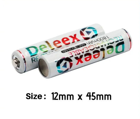 Baterie Deleex AAA 1.2v 1800mAh Ni-Mh 4buc. 340328 foto 1