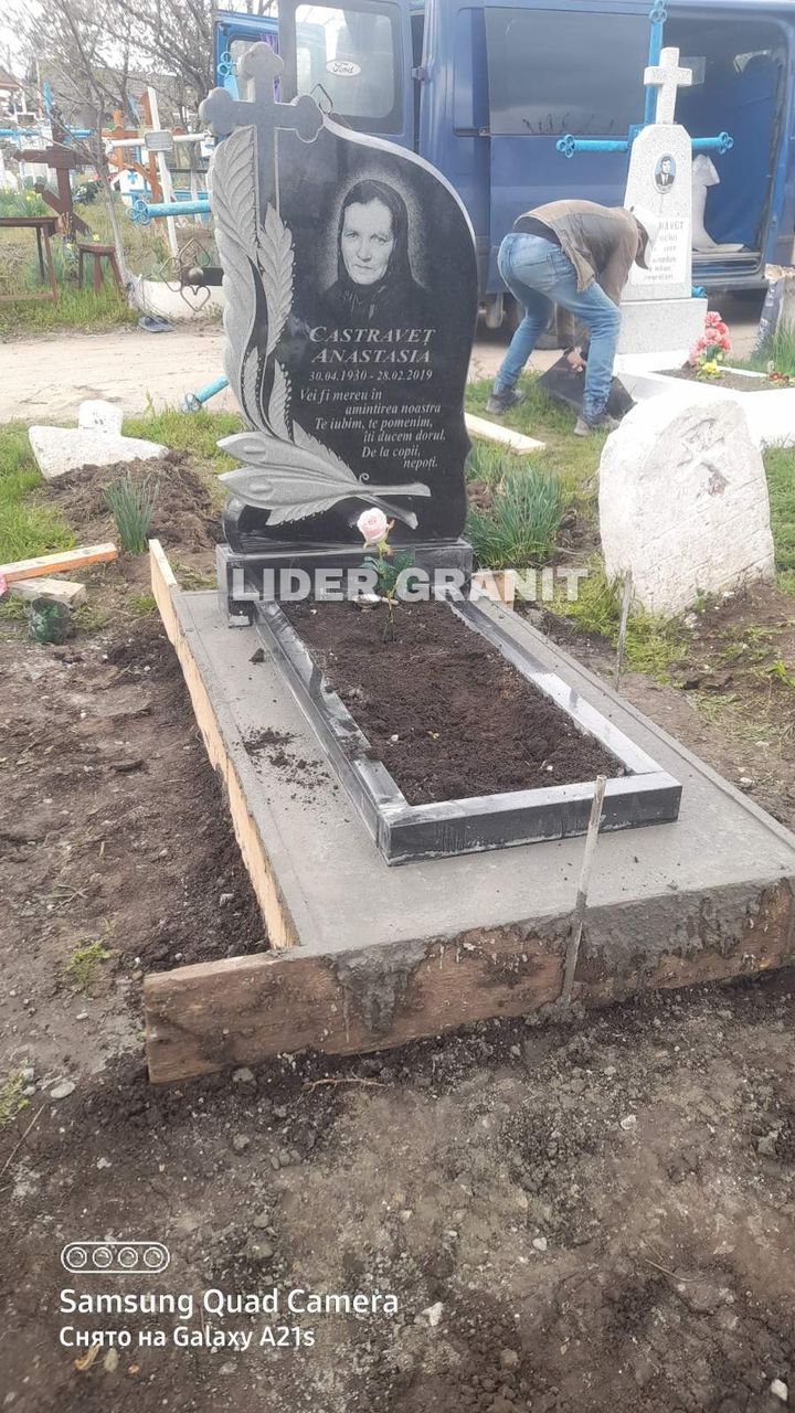SRL LiderGranit propune monument gata din granit de la 5500 lei. foto 18