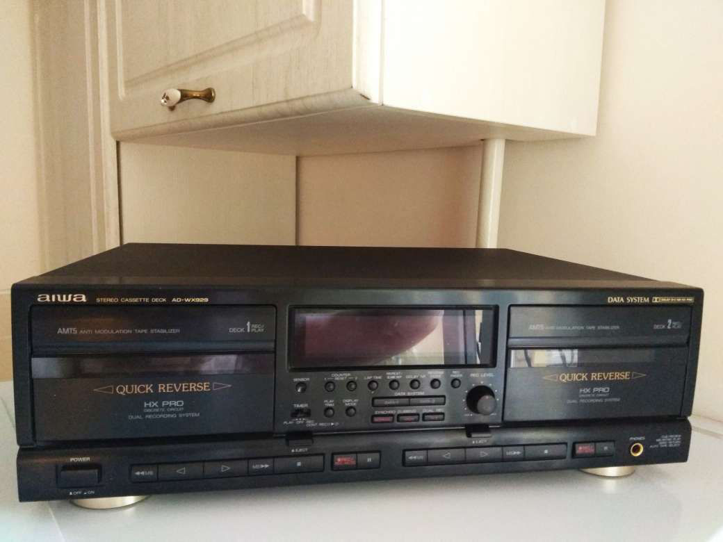 Aiwa AD-WX929 двухкассетный магнитофон по очень низкой цене. foto 0