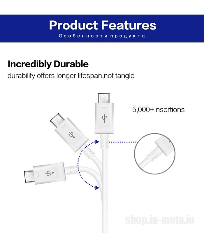 USB to USB-C Cable, Cablu, Кабель 1M Type-C foto 1