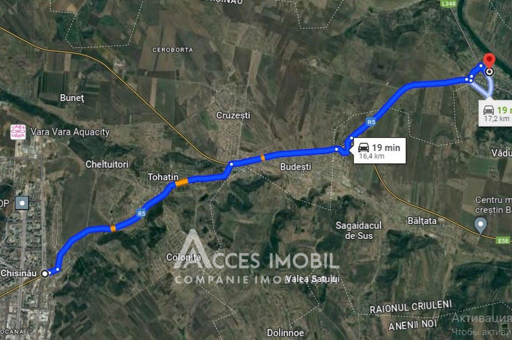 Teren pentru construcții 8 ari, Vadul lui Vodă, str. Alexei Moiseenko! foto 2