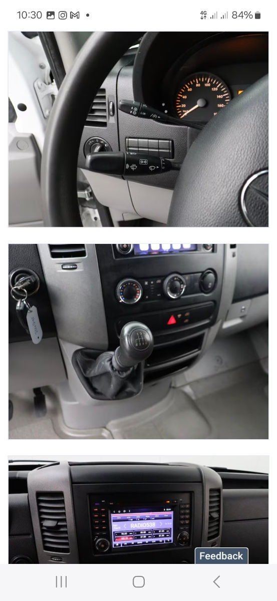 Mercedes Sprinter 316 ,120kw,,,anu 2017 ,adus  recent din Germania ,merge super ,kilometri originali cu carte service,sunt 2 sprintere 316 automată  și manual ,încălzire autonoma wabasto originală,,,
 foto 4