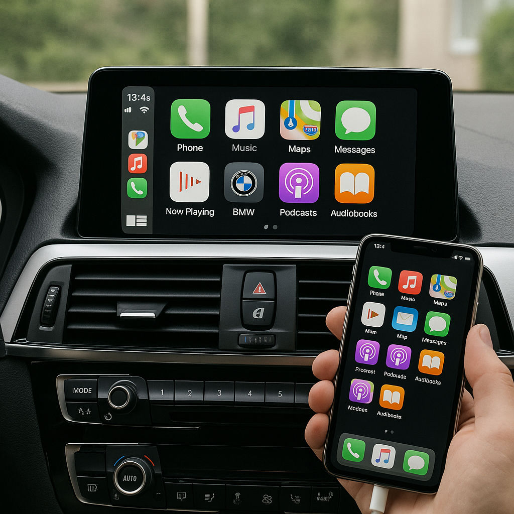Кодирование BMW серии F/G – Активация CarPlay + Полный экран Быстро и Качественно! фото 0