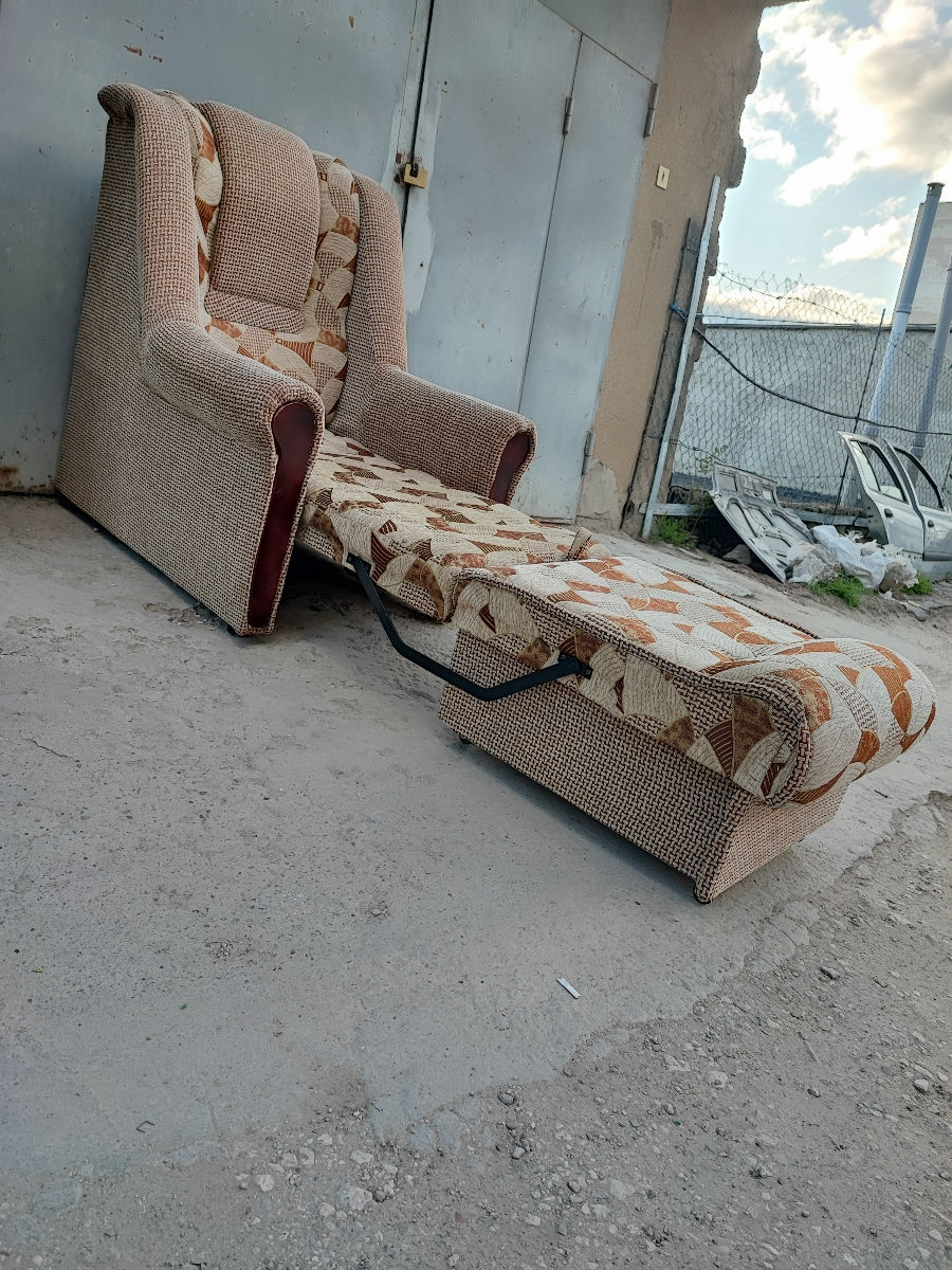 Vind fotoliu extensibil cu lada  foto 4