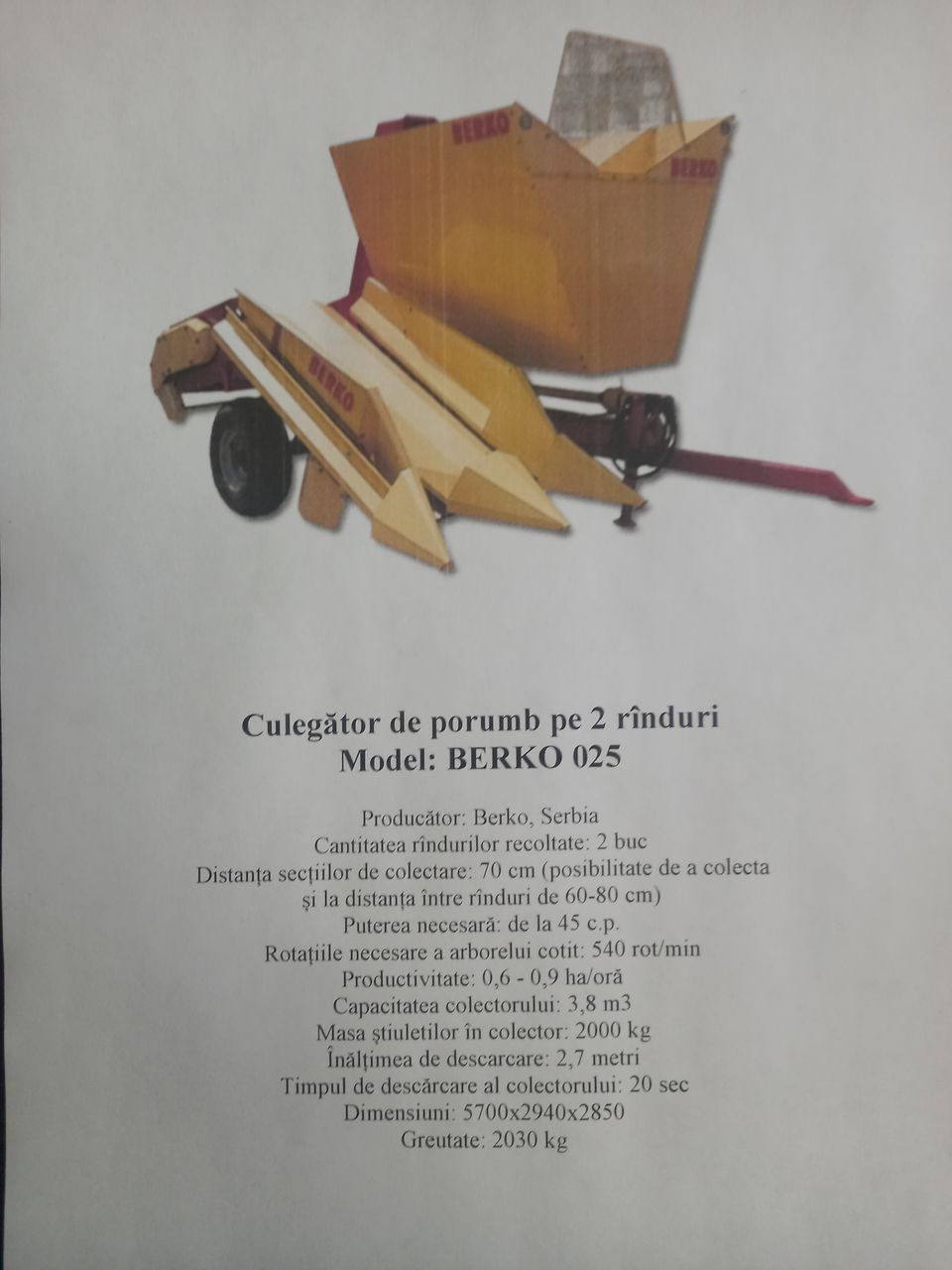 Combina nouă pentru recoltarea porumbului în știuleți. Новый комбайн для сбора кукурузы в початках. foto 14