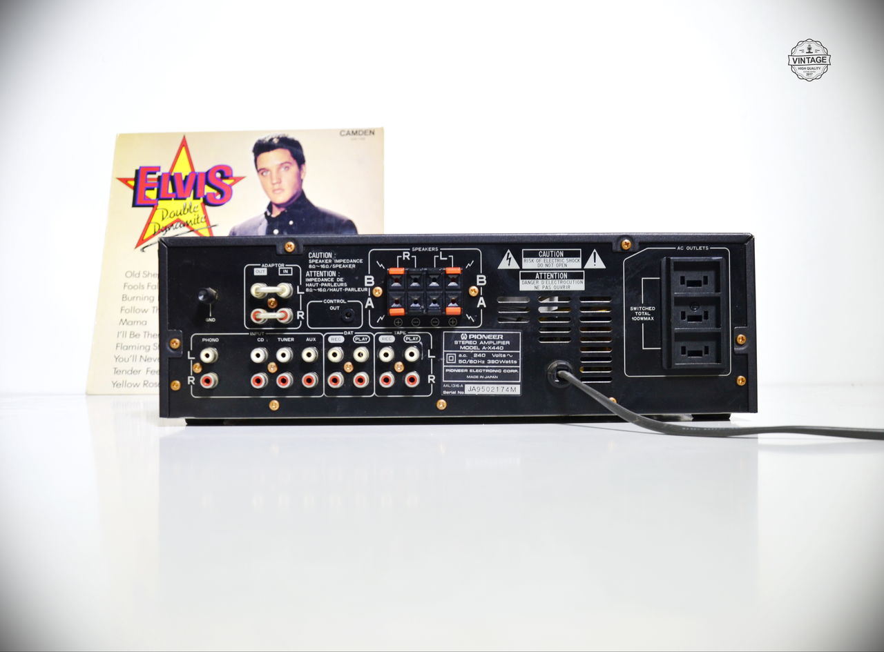 Pioneer A-X440 Hi Fi Усилитель с фонокорректором / Made in Japan /  есть винил фото 7