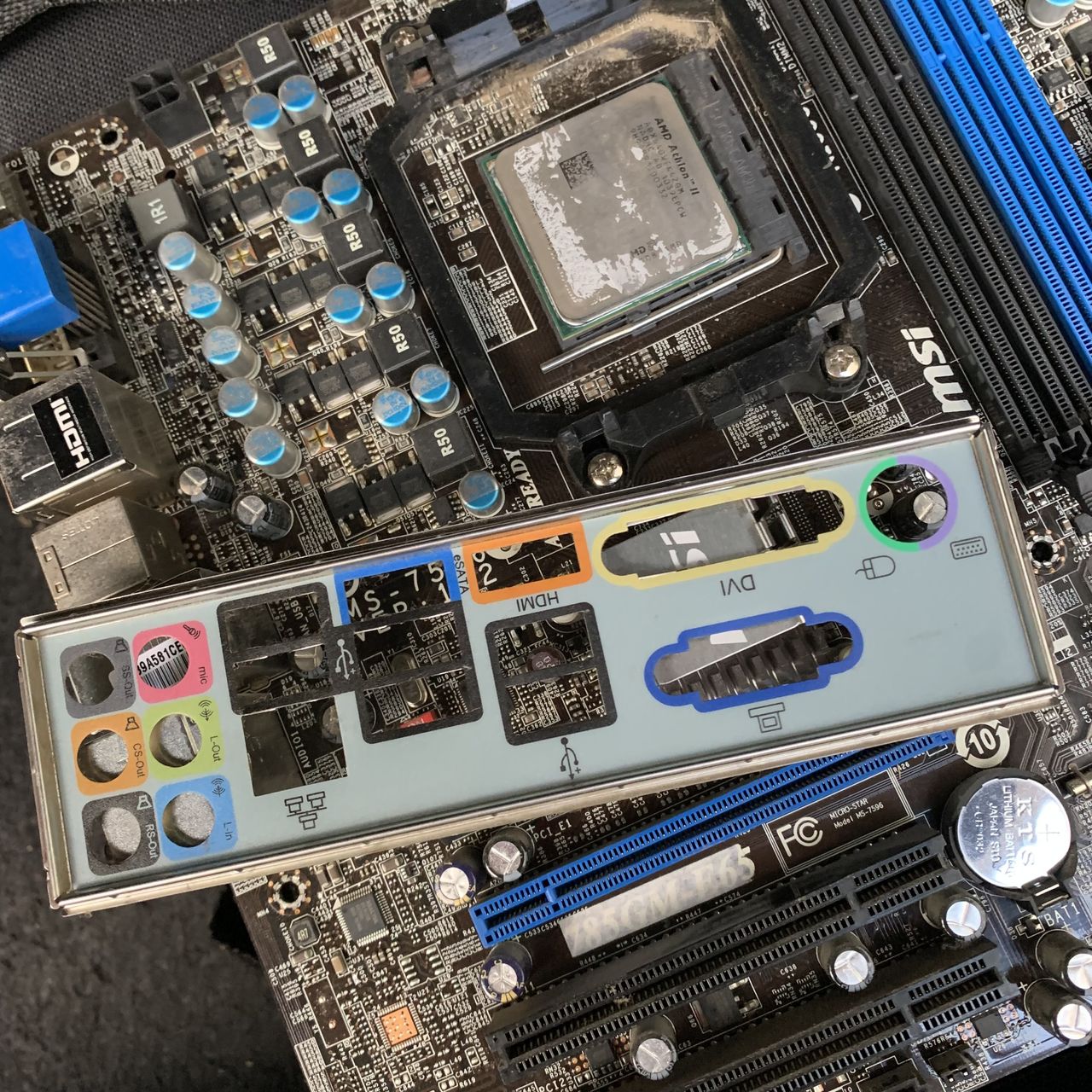 AMD Athlon II X4 640 + MSI 785GM-E65