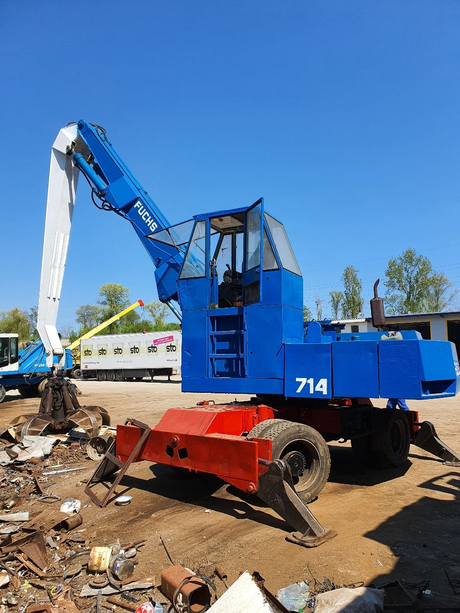 Fuchs 714m перегружатель металлолома foto 1