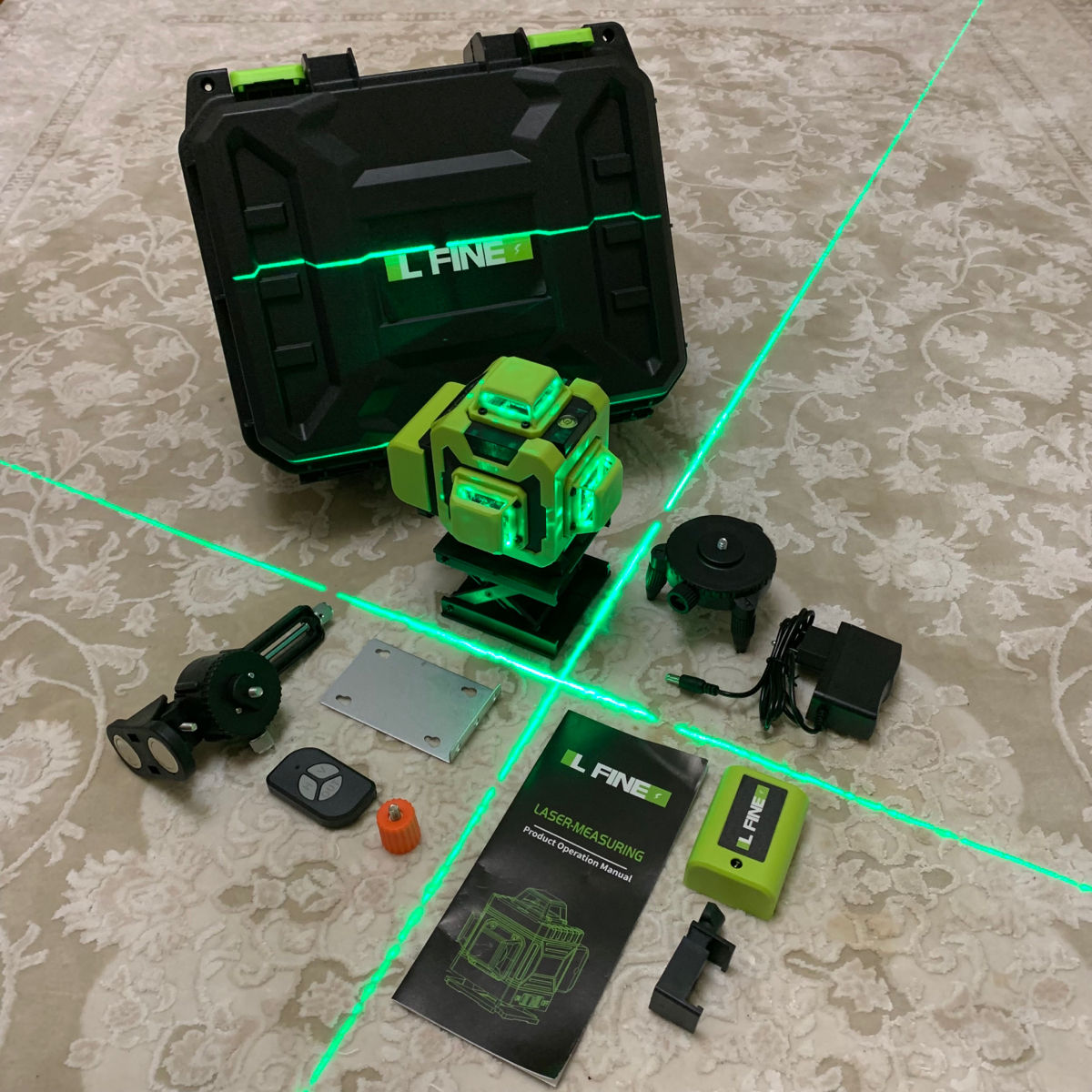Laser 4D Fine LLX-360 16 linii +  2 acumulatoare + magnet +  livrare gratis фото 4