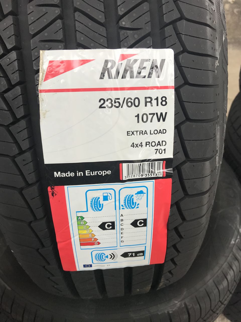 235/60 R18 Riken 4x4 Road 701 (Michelin Group)/ Доставка, livrare toata Moldova foto 1