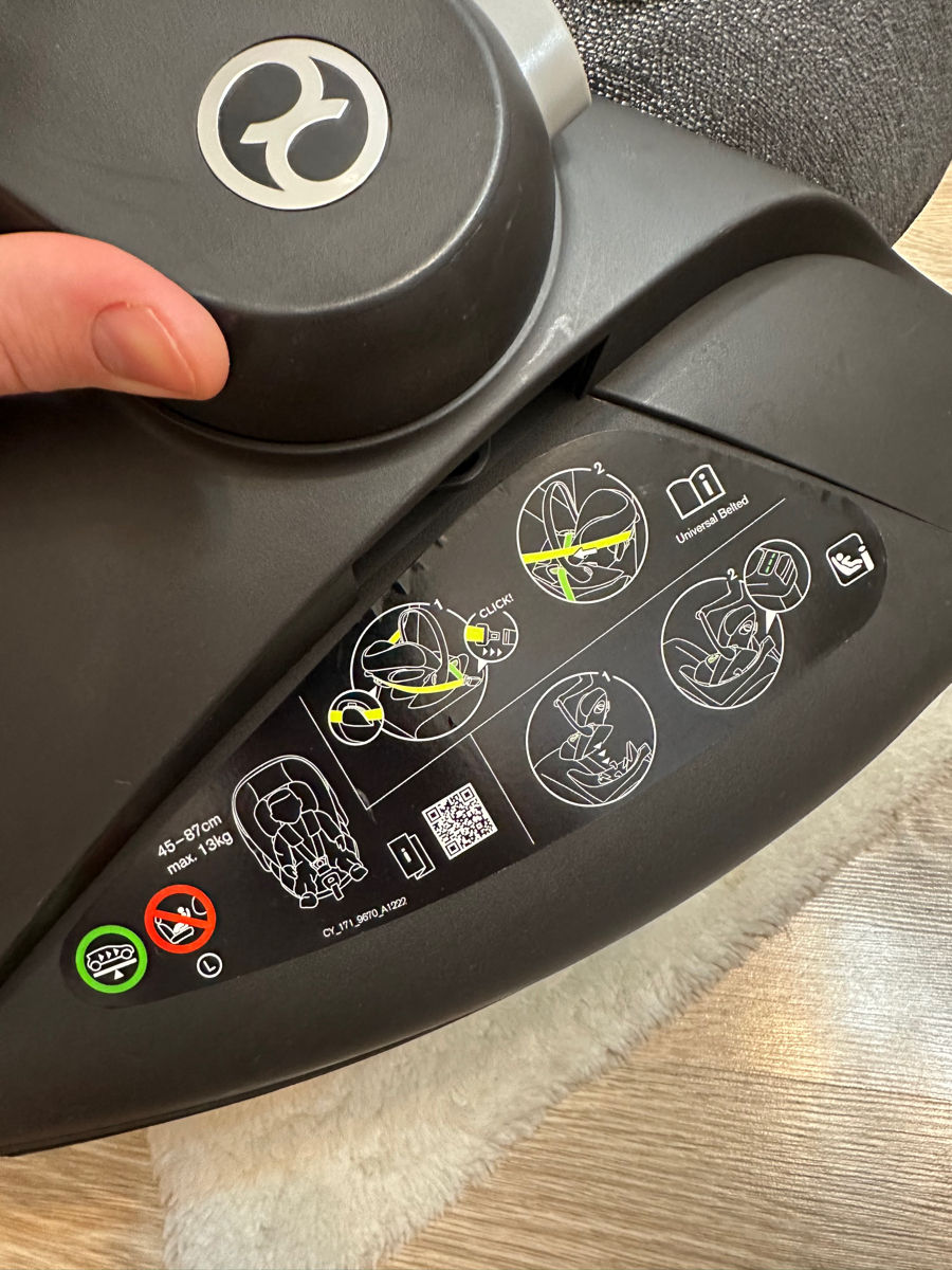 Scoică auto Cybex Cloud T i-Size - Culoare Mirage Grey foto 4