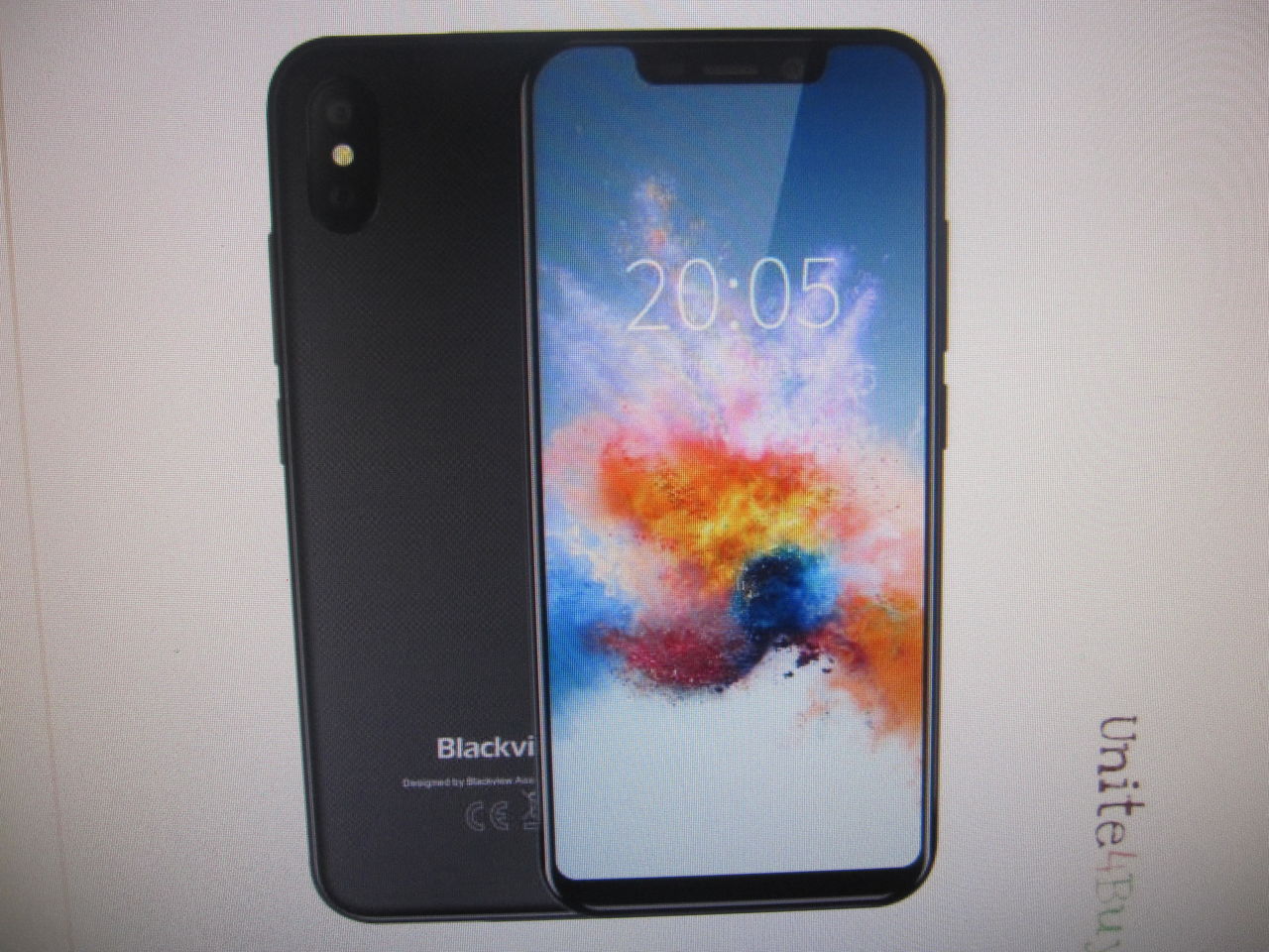 Продам новый смартфон Blackview A30.-1000 лей полный экран 5.5 дюймов  размер 19/9 система андроид