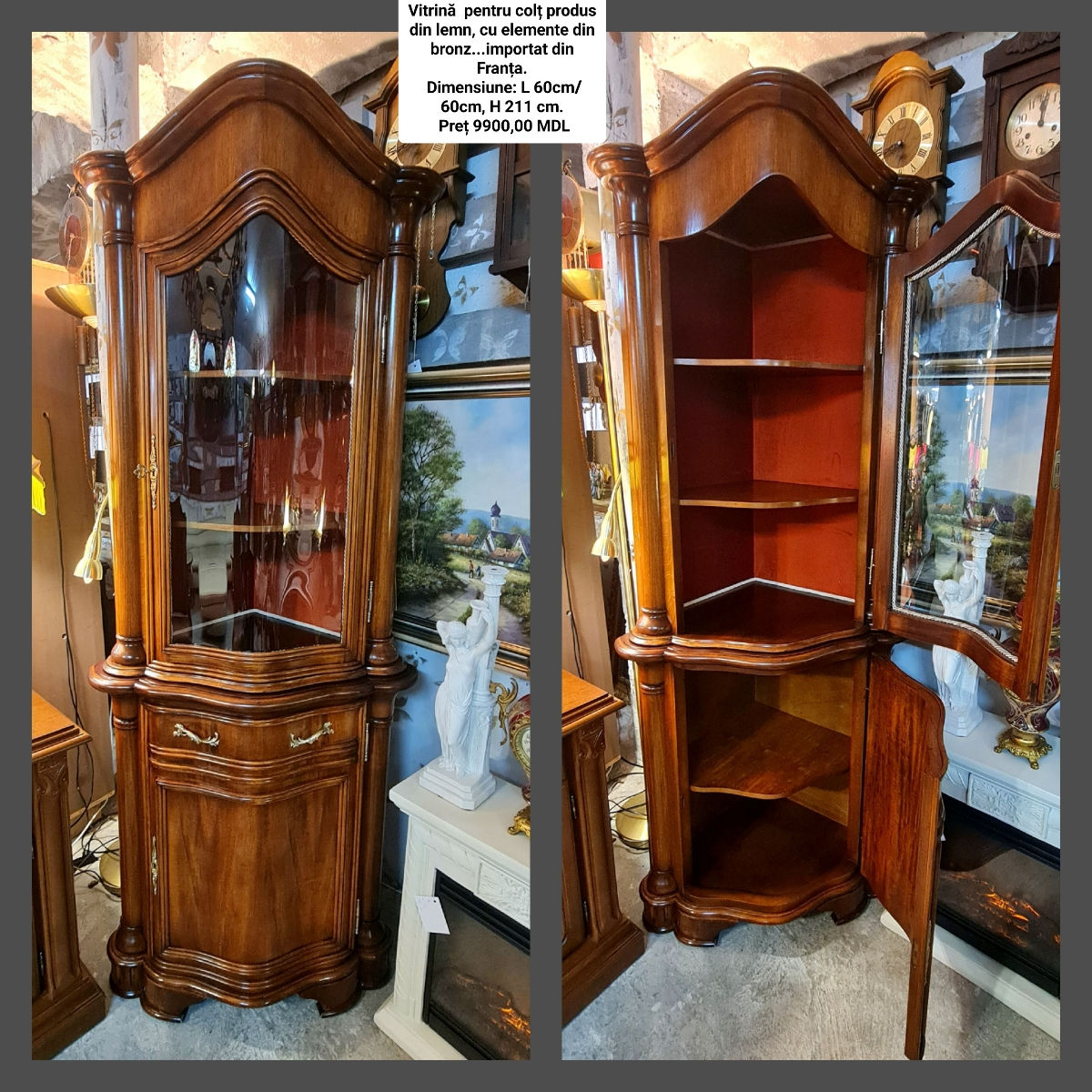 Vitrina, dulap, bufet, dresoir, comod, буфет-витрина, сервант, буфет из массива дерева , комоды фото 5