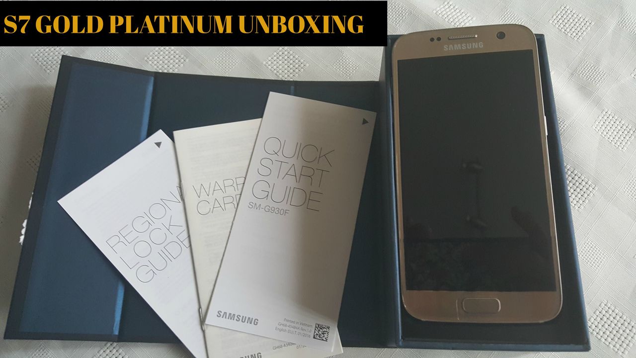 Samsung S7 gold platinum