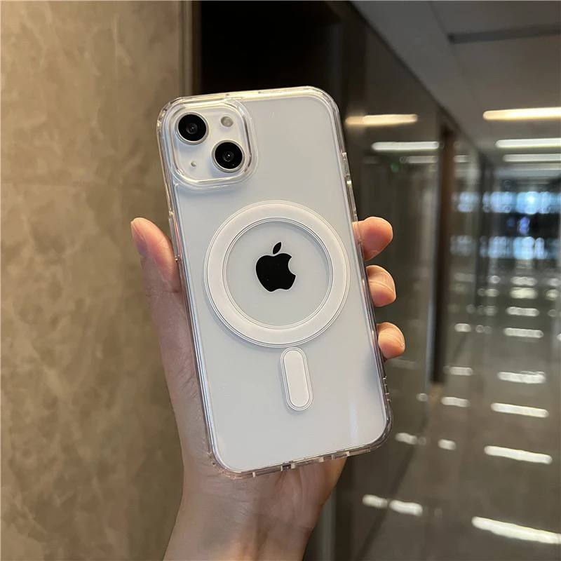 Чехлы с MagSafe на iPhone 16 15 14 13 12 11 серии фото 0