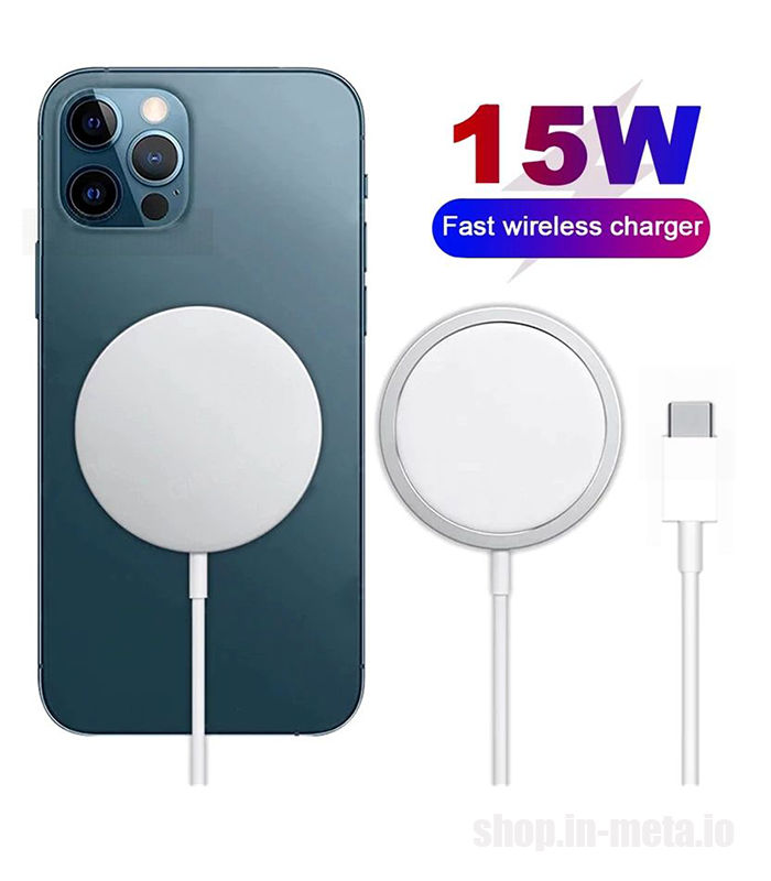 MagSafe Wireless Charger Magnetic 15W Беспроводное зарядное устройство 15 ватт foto 2