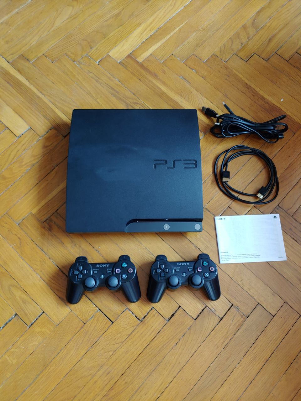 PS3 slim прошитая+10 игр