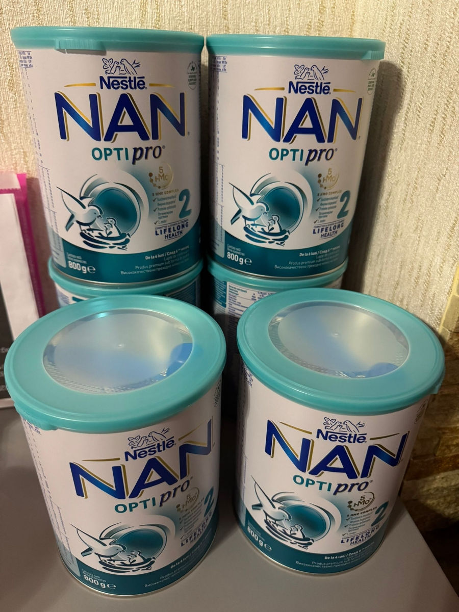 Lapte praf Nan optipro nr.2  foto 0