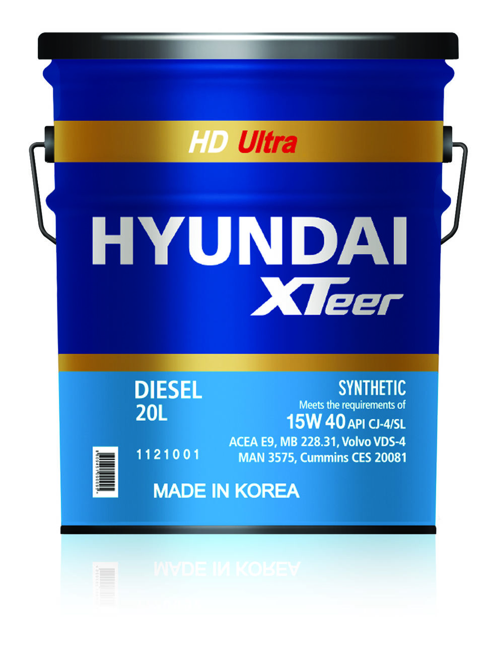 Масло Hyundai XTeer 15W40 HD Ultra 20L foto 1