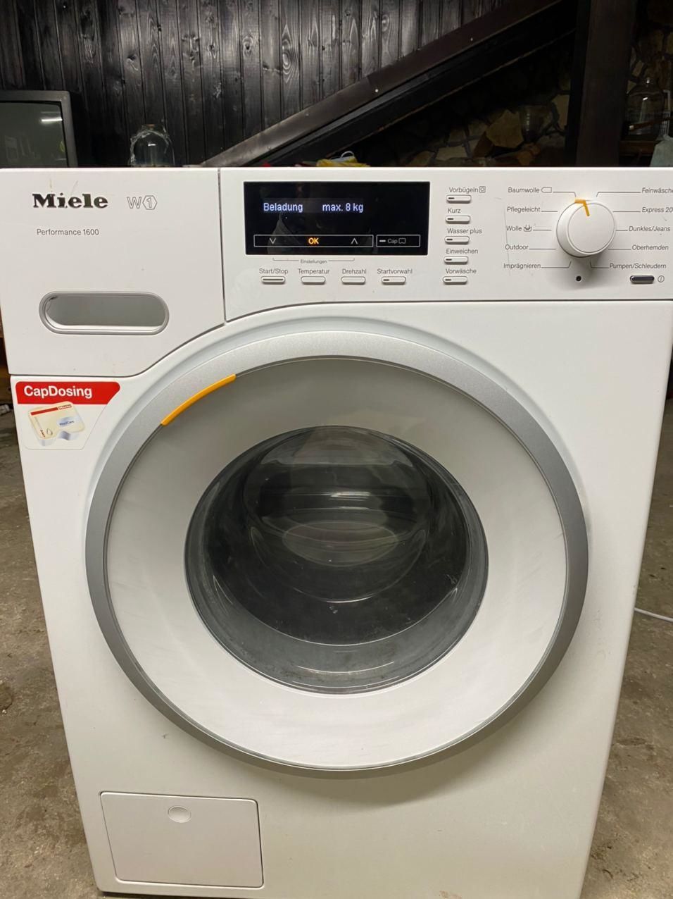 Мощнейший комплект! Стиральная машина Miele W1 + сушка Miele T1 на 8 кг!