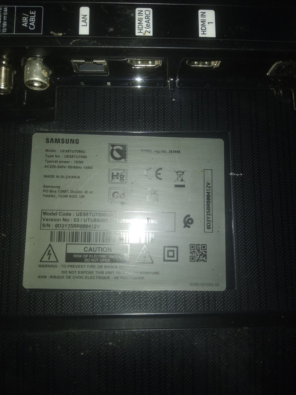 Samsung UE55TU7090 foto 1