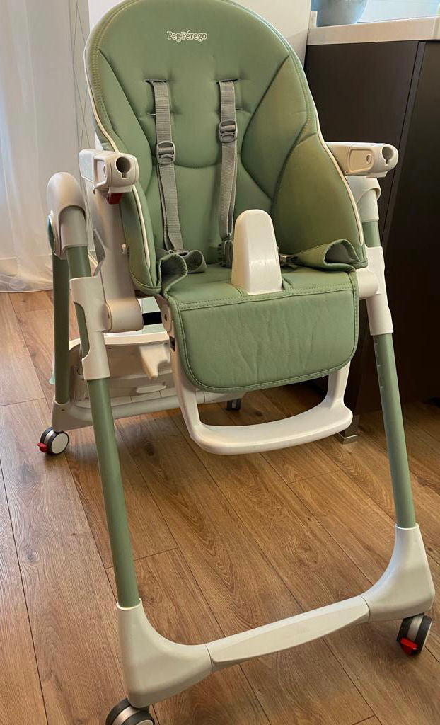 Peg Perego Prima Pappa Follow Me - Seggiolone Reclinabile Per Bambini 0-3 Anni | Con Ruote, Pieghevole - Foto 4