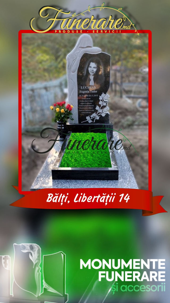 Гранитные памятники на могилу Бельцы foto 10