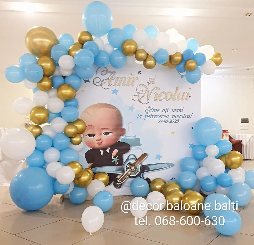 Фотозона декор торжевств baloane cu heliu balti decor din baloane fotopanou шары с гелием бельцы foto 0