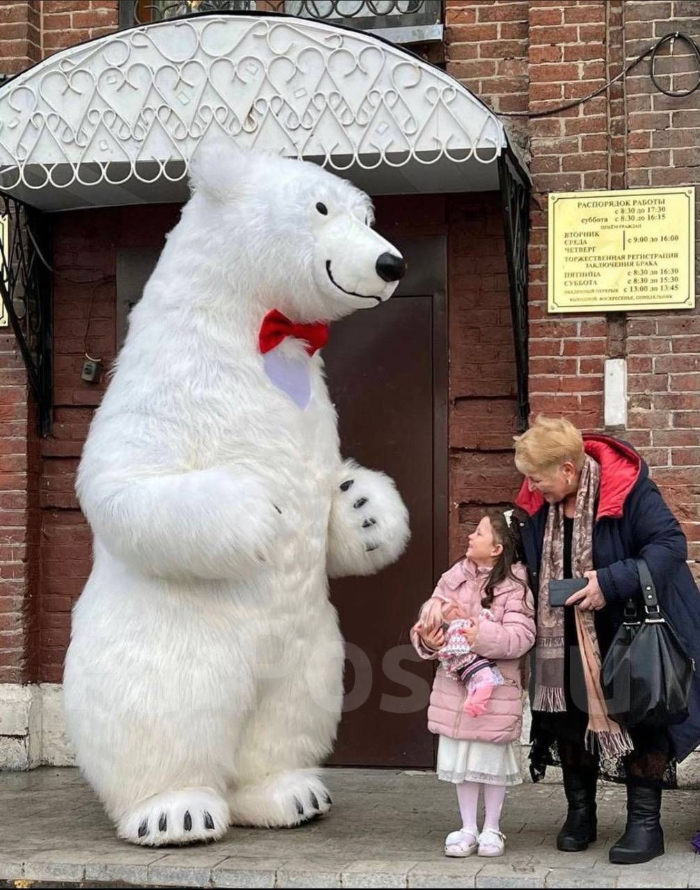 Музыкальное поздравление от Белого Медведя и от Кролика. Felicitare de la Ursul Alb și Iepuraș. фото 1