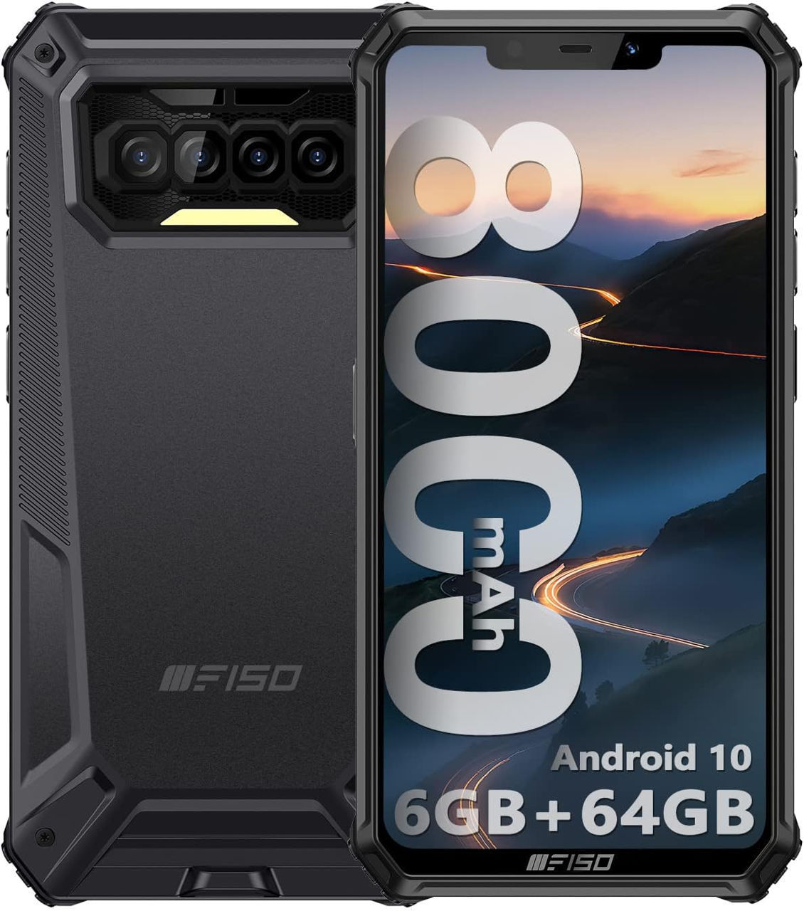 Новый защищенный смартфон Oukitel F-150. Мощная защита от ударов и падений. Водонепронецаем-АКБ-8000 foto 0