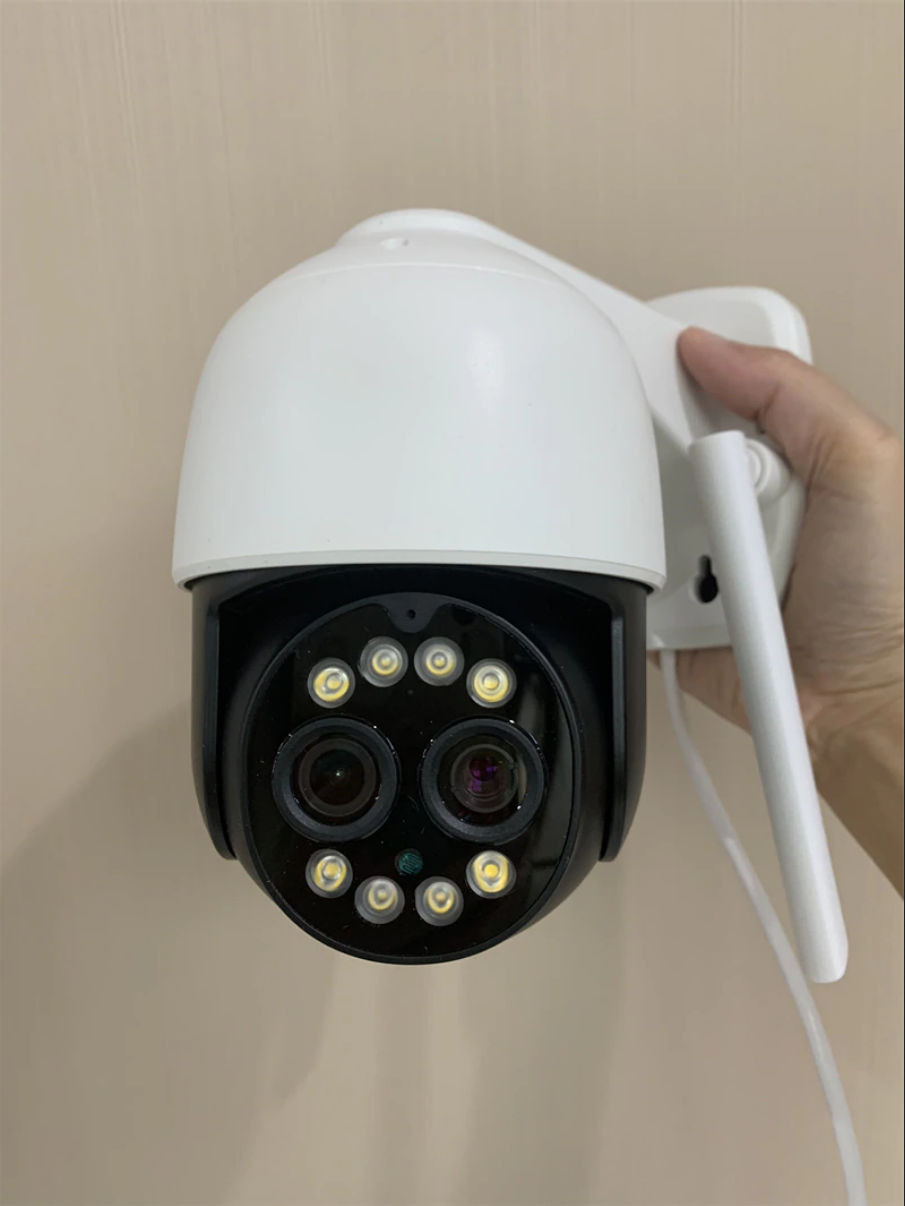 Binocular Camera 8Mp PTZ zoom IP WiFi