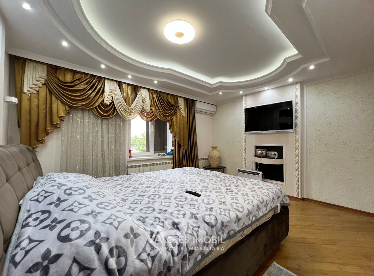 Casă în 2 nivele! str. Mihail Frunze, Stăuceni, 100m2 + 6 ari. Euroreparație! foto 2