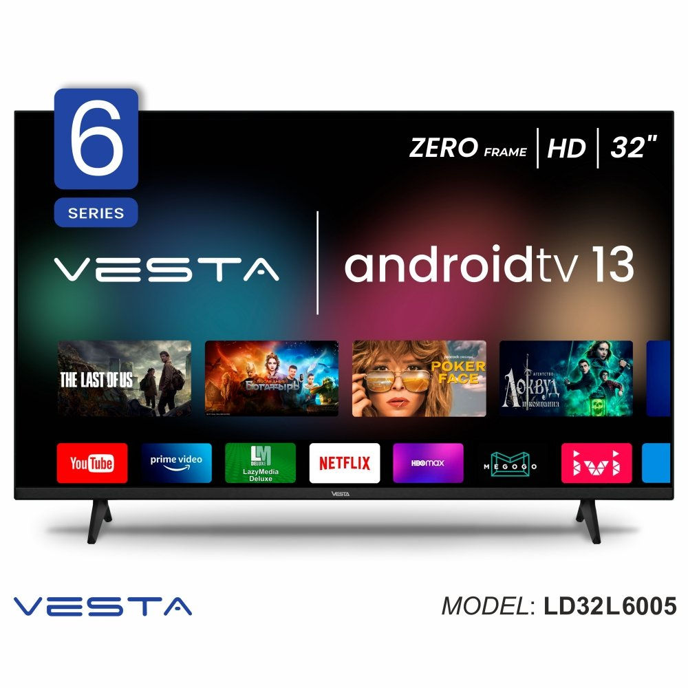 Smart TV Vesta  - 0% -  32"43"50"60" WIFI/Bluetooth HD AndroidTV телевизор смарт / новые модели foto 2