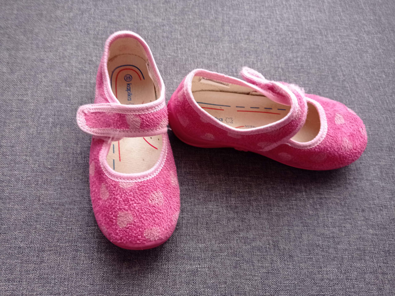 Пушистые ортопедические тапочки с кожаной стелькой 25 размер