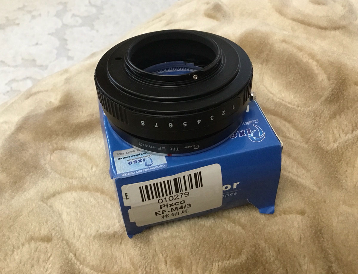 Pixco Tilt Lens Adapter for Canon EOS EF Lens Micro 4/3 MTF Adapter фото 1