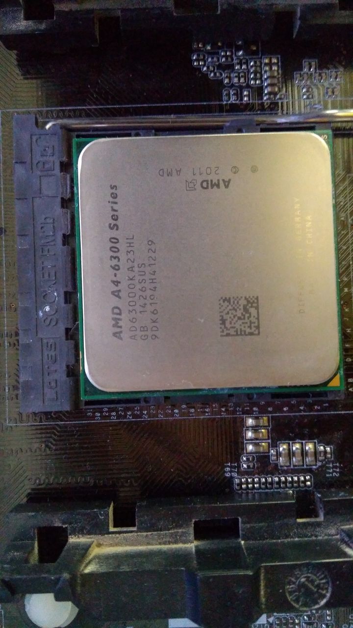 FM2A58M-VG3+ R2.0 + Процессор AMD A4-6300 + ddr3 1600 2*2GB или ddr3