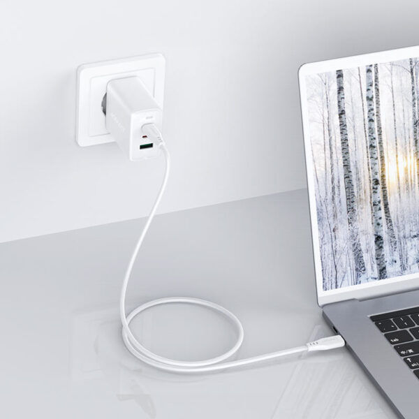 Acefast A13 Pd65w (usb-c+usb-c+usb-a) Încărcător Cu 3 Porturi foto 1