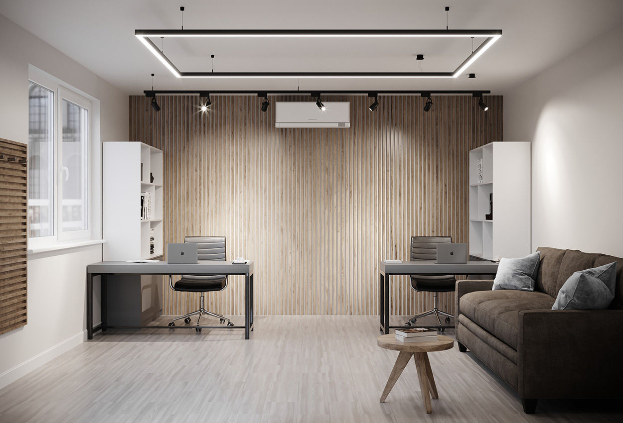 Design interior - Cafenea / stil modern/ Parter/ 72m2/ proiecte/ construcții/ renovări / 3D фото 0