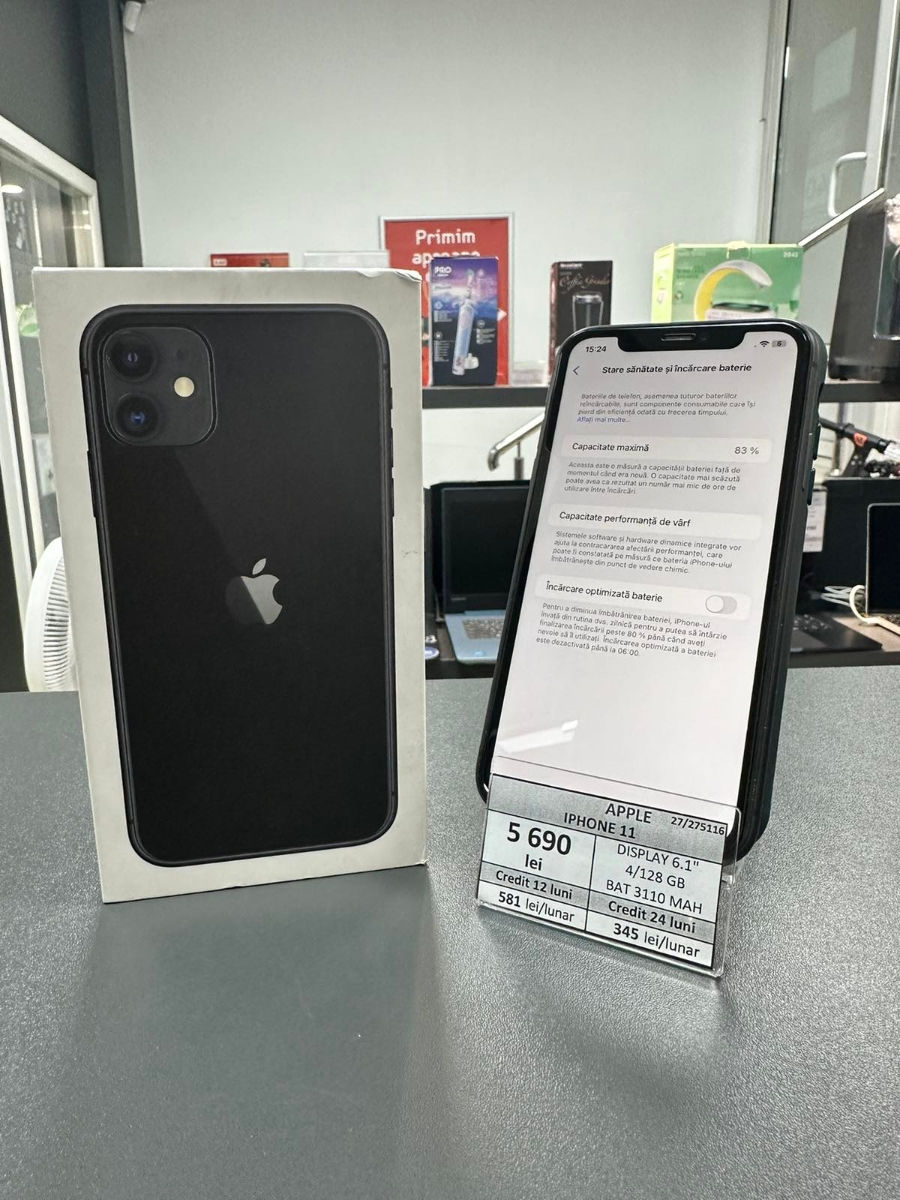 Apple iPhone 11 4/128 Gb - 5690 lei foto 1