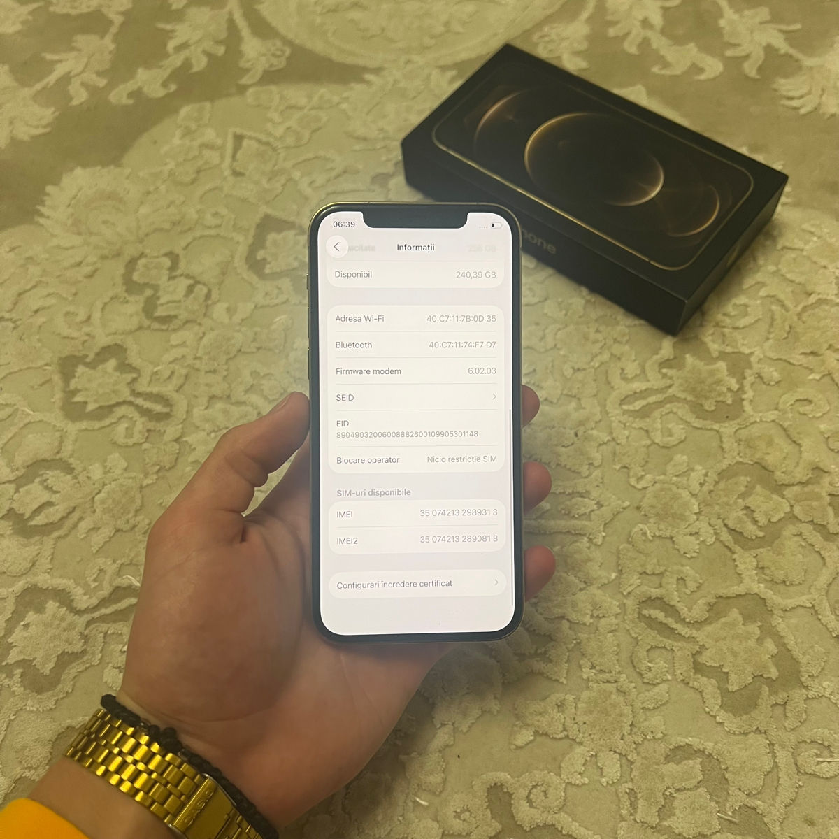 iPhone 12 Pro 256GB Gold фото 9
