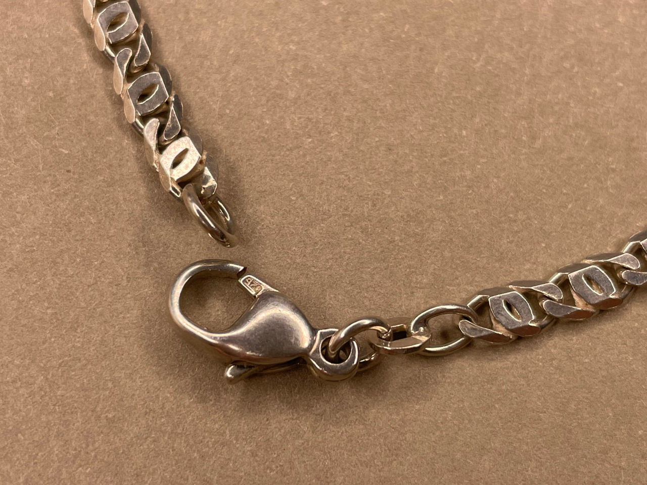 Серебряные браслеты 19 см и 15,14 гр, 925 проба.