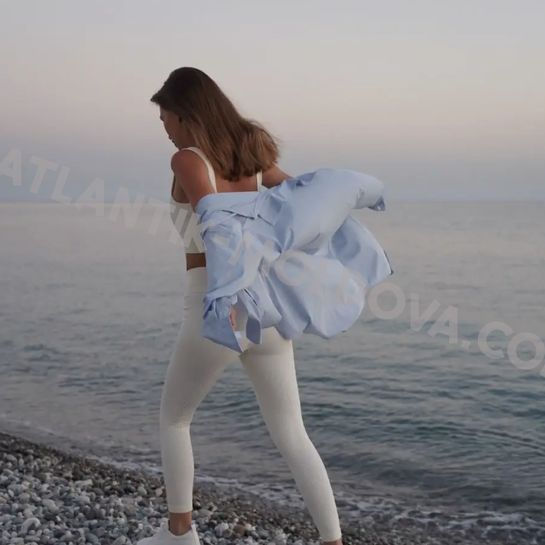 Леггинсы в рубчик с поясом - Bulhi Fit фото 9