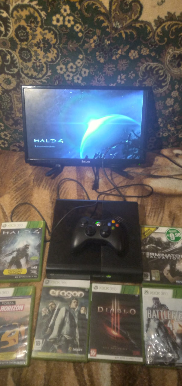 Продам Xbox 360 Slim E плюс реально классные игры - 1000 лей