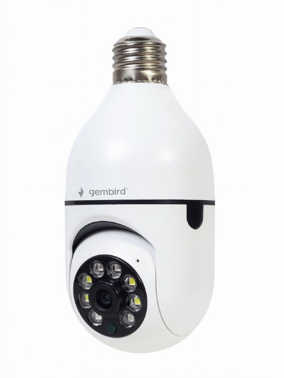 Cameră WiFi Gembird Rotativa 2 Megapixeli TSL-CAM-WRHD-01, E27 foto 0