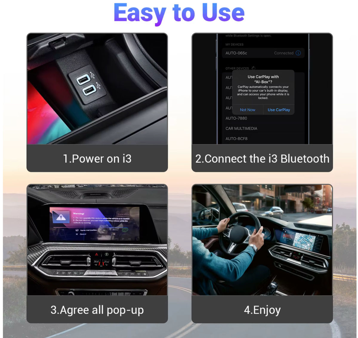 G30, BMW -Ottocast i3,Ai ТВ-бокс для BMW,iDrive , Car Play , Android Auto фото 4