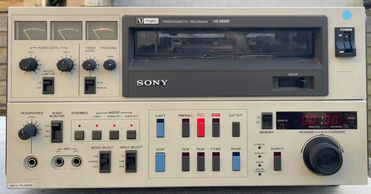 Sony U-matic VO-5850P/VP-5030/VO-5630/UVW- 1600P foto 0