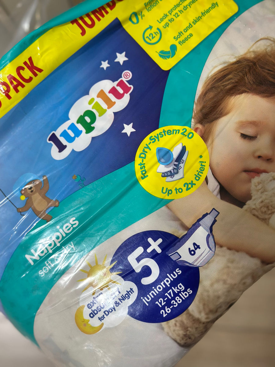 Scutece Lupilu 5+ fiecare pachet 250 lei foto 1