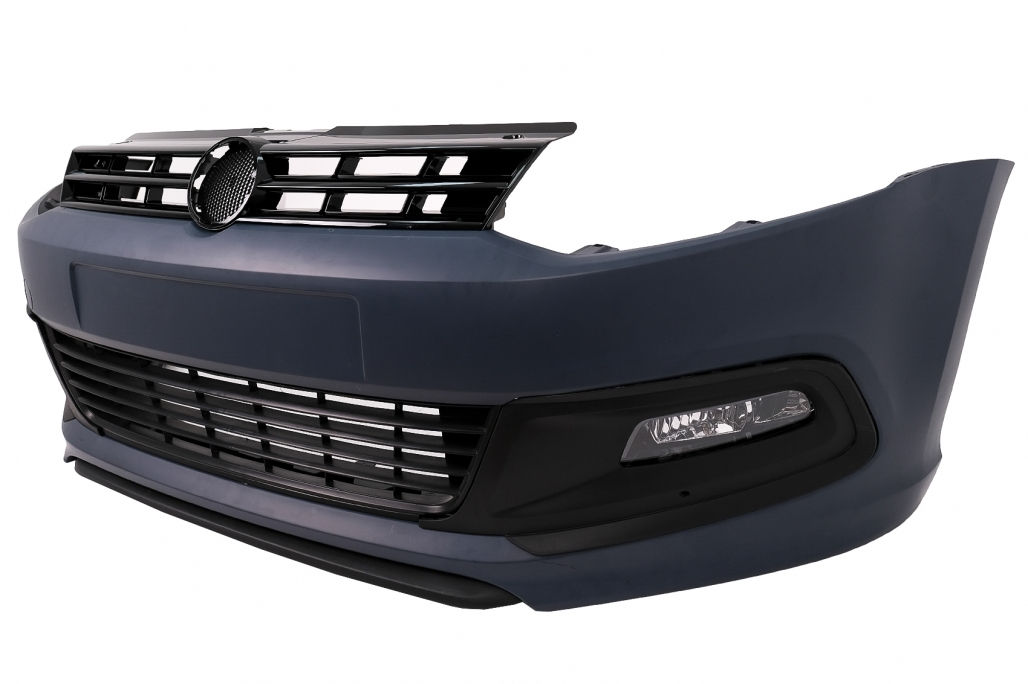 Pachet Exterior cu Faruri si Stopuri compatibil cu VW Polo 6R 6C (2009-2017) R-Line Design обвес foto 1
