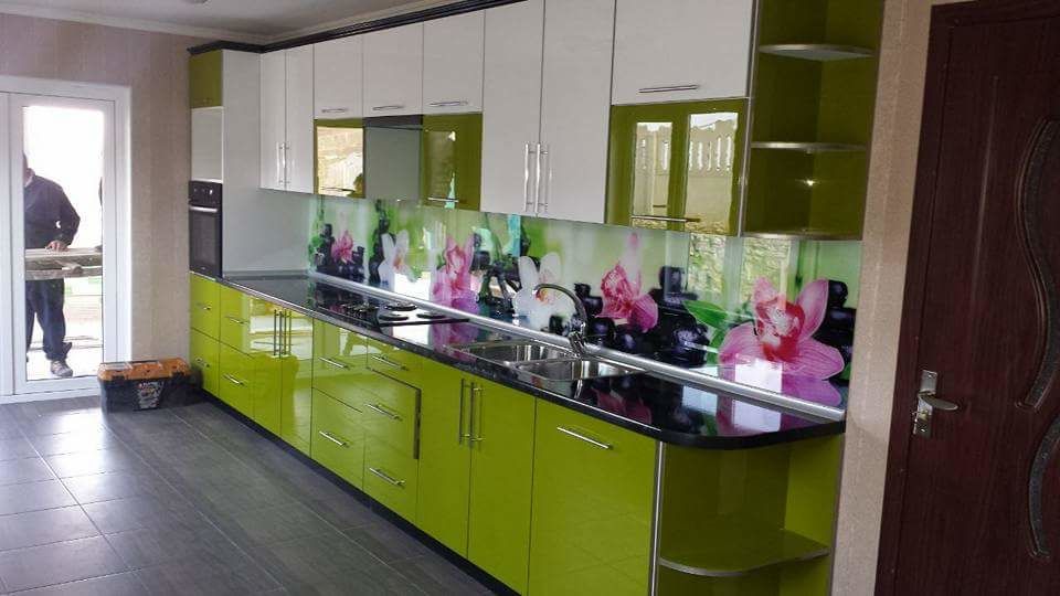 Fartuc sticla cu desen foto 0